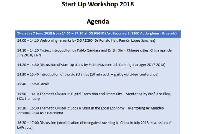 IUC-EU Cities Coaching Session in Brussels