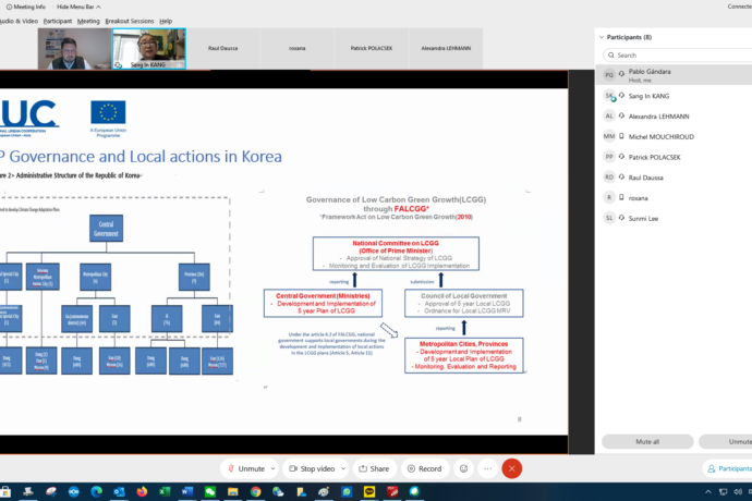 Review Meeting on Korean Progress in Global Climate Change and Local Actions